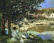 Claude Monet On the Bank of the Seine, Bennecourt, 1868 Germany oil painting artist